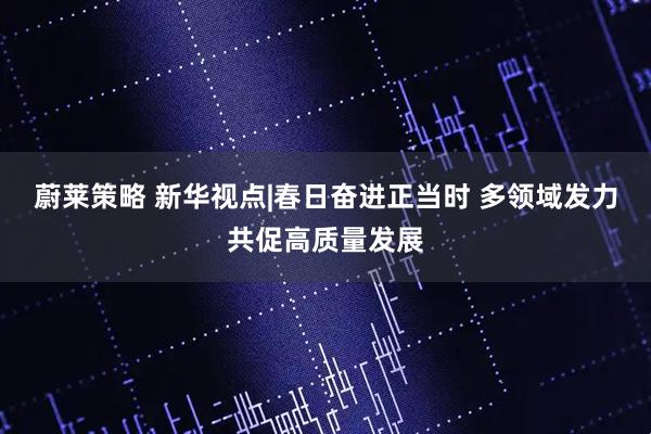 蔚莱策略 新华视点|春日奋进正当时 多领域发力共促高质量发展