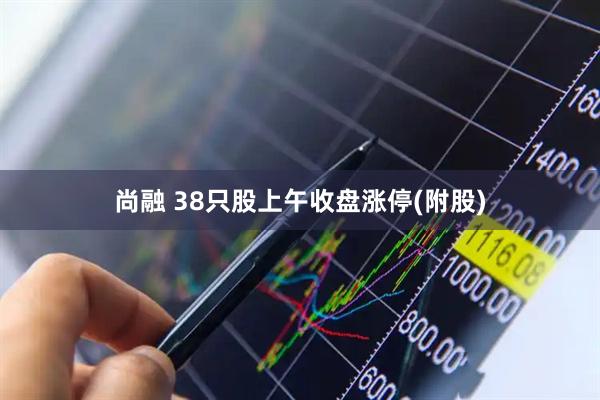 尚融 38只股上午收盘涨停(附股)